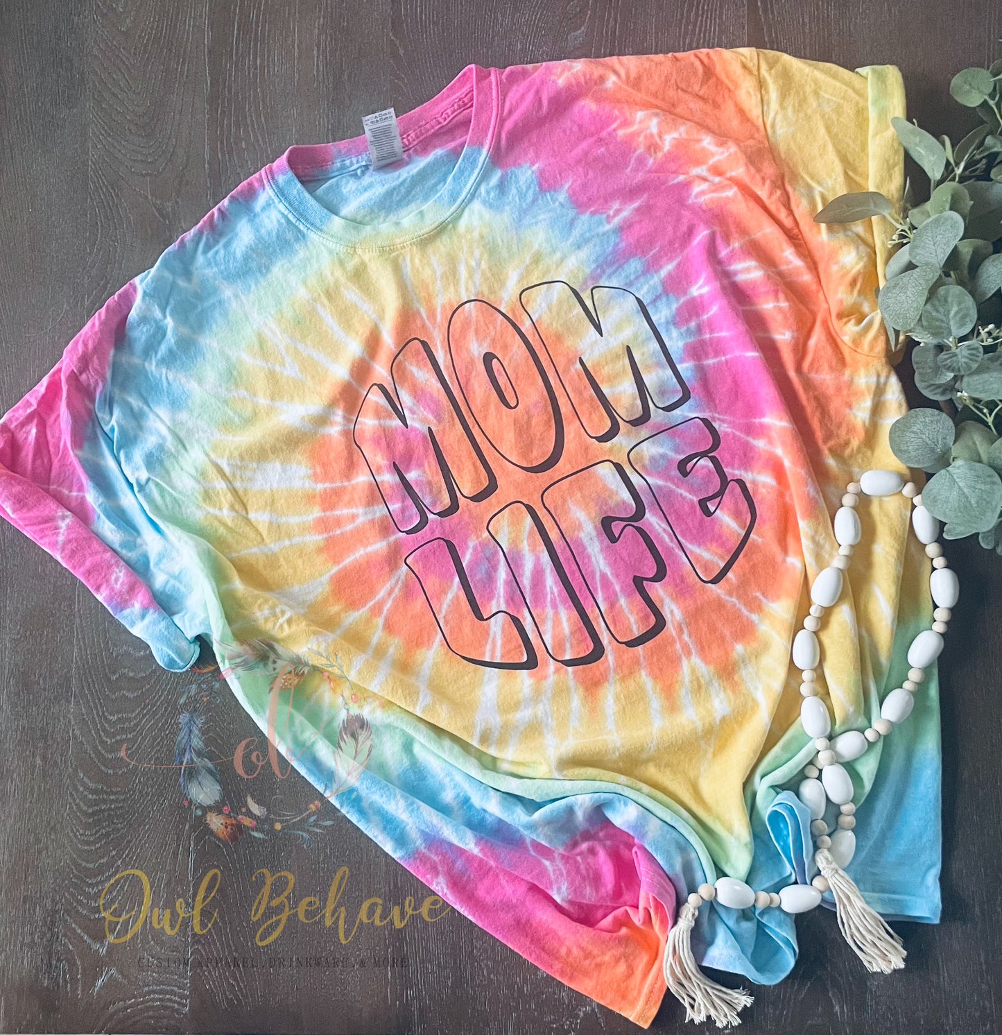 Mom Life Tie Dye Tee