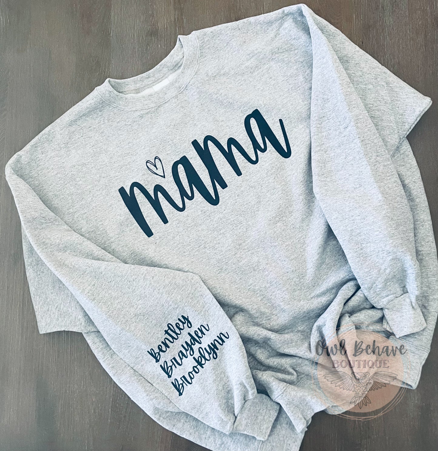 Mama Custom Crewneck Sweatshirt