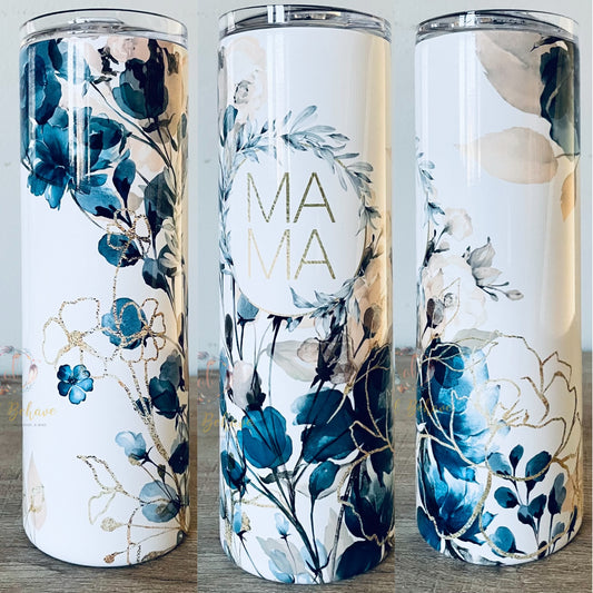 Floral Mama Sublimation Tumbler