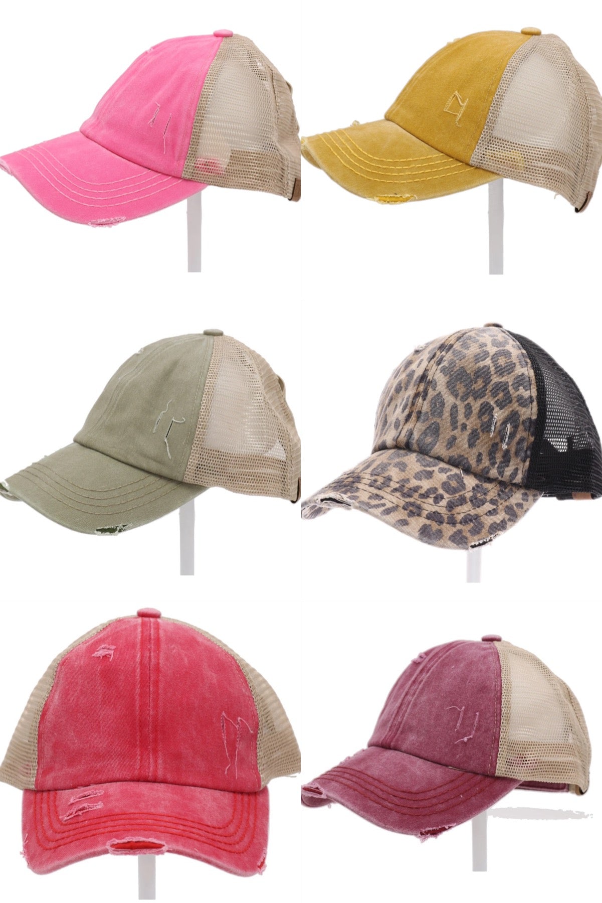 Not Slim Kinda Shady Criss Cross Ponytail Hat