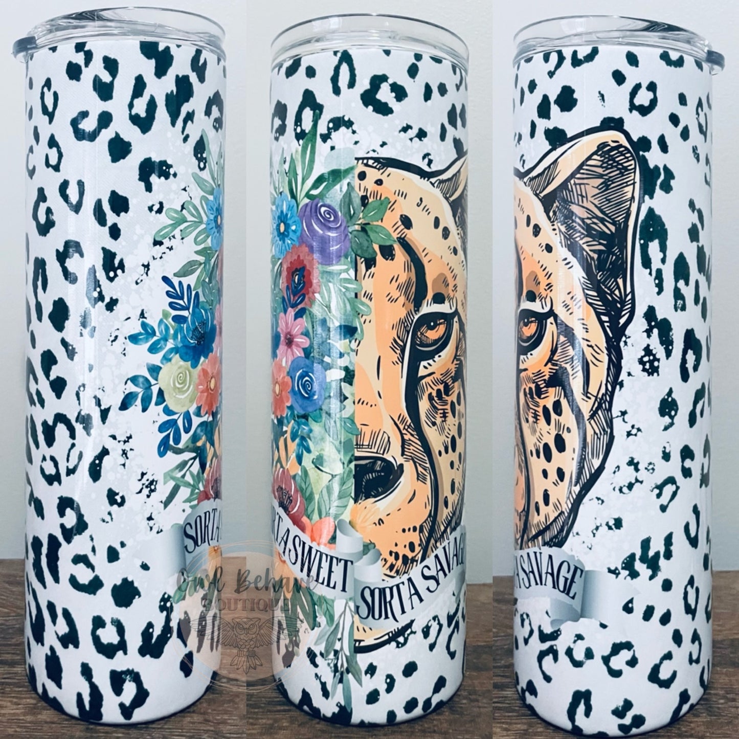 Sorta Sweet Sorta Savage Sublimation Tumbler