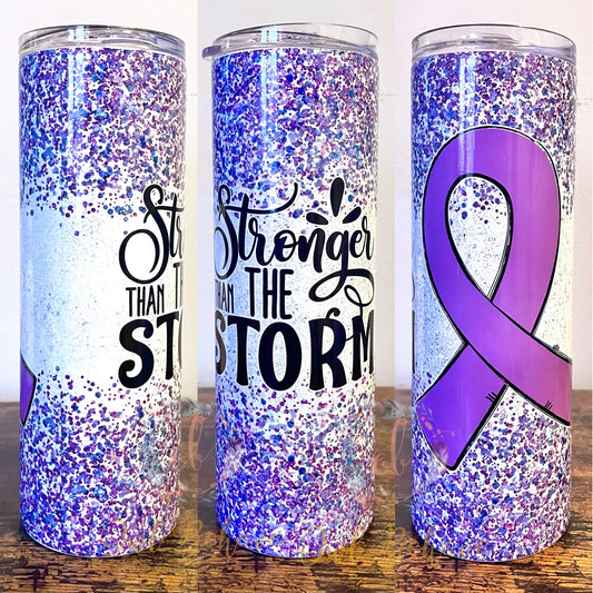Stronger Than The Storm Sublimation Tumbler