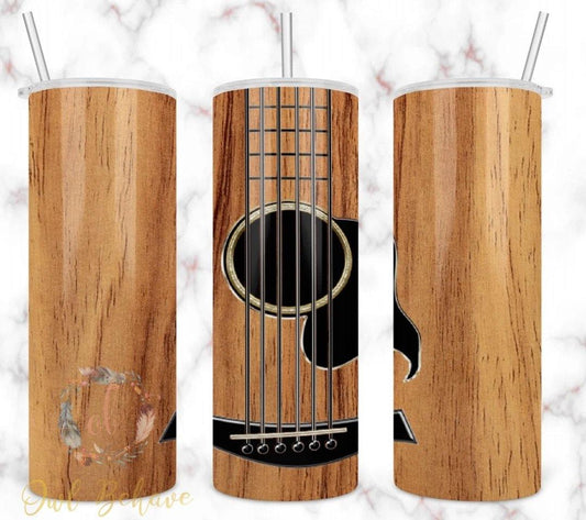 Guitar Sublimation Tumbler - OwlBehave 