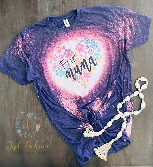Fur Mama Bleached Tee